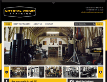 Tablet Screenshot of crystalvisiontraining.co.uk
